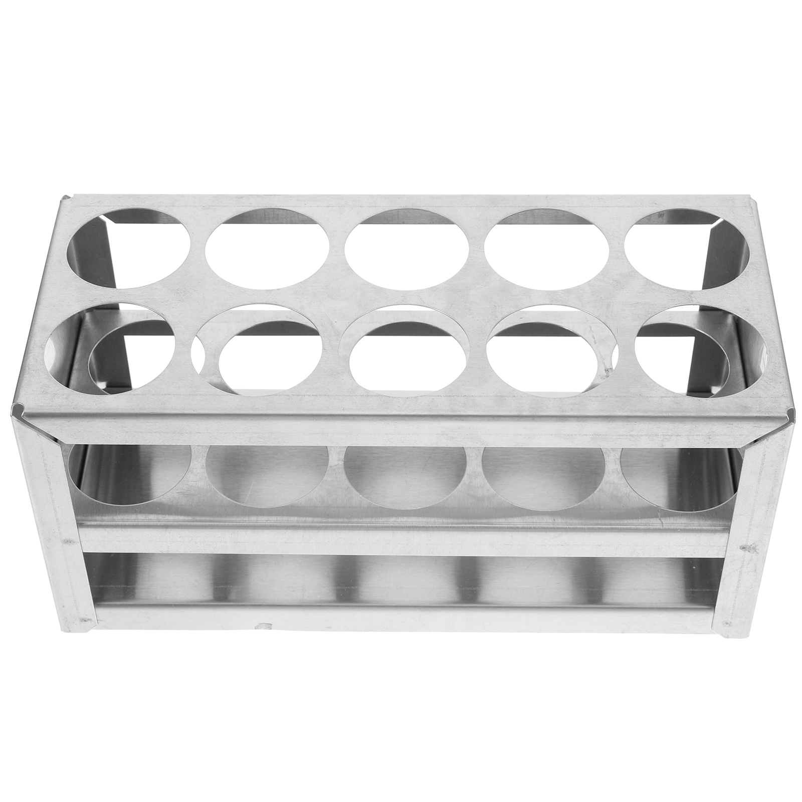 Stainless Steel Test Tube Rack Hole Lab Tube Holder for Organized Lab Storage