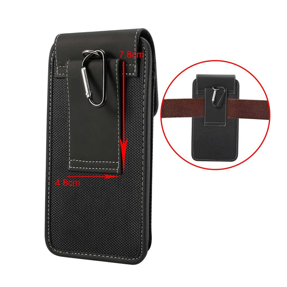 Universal Phone Pouch Belt Clip Leather Holster Smartphones