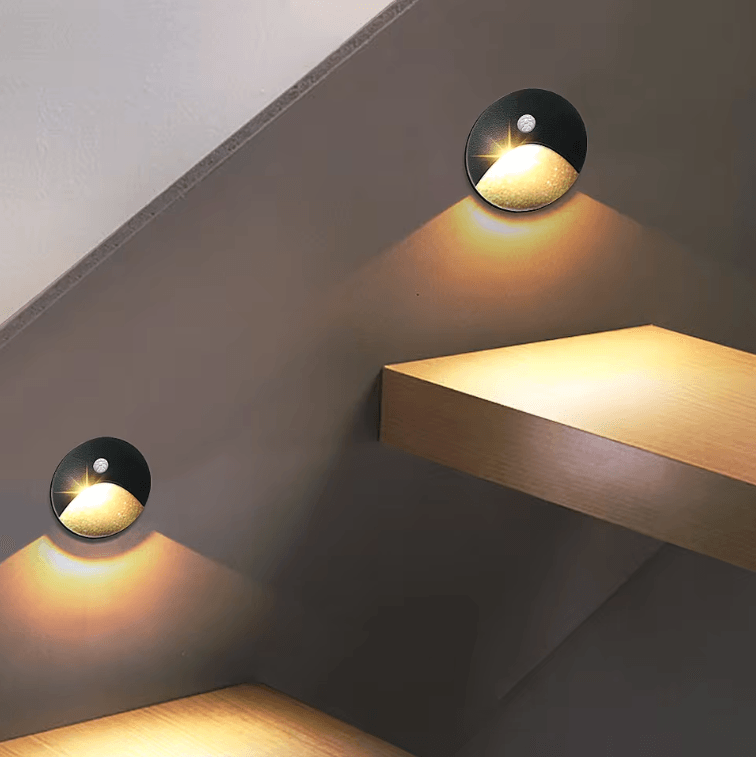 Recessed LED Stair Sensor Light – IP65 Waterproof Outdoor Step Wall Lamp