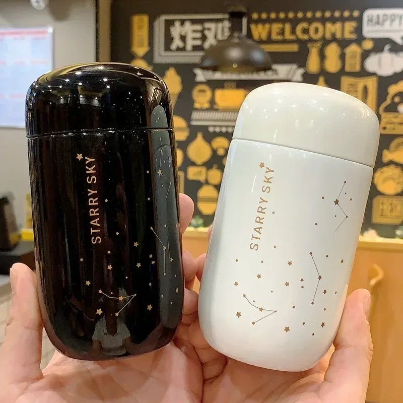 Starry Sky Stainless Steel Thermos Bottle Leakproof Vacuum Flask for Coffee & Travel