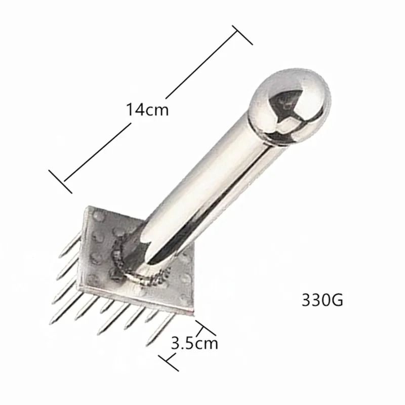 Stainless Steel Meat Tenderizer Needle With Wooden Handle