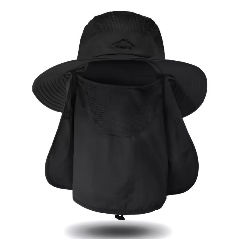 Quick Dry UV Protection Fisherman Hat with Face and Neck Cover