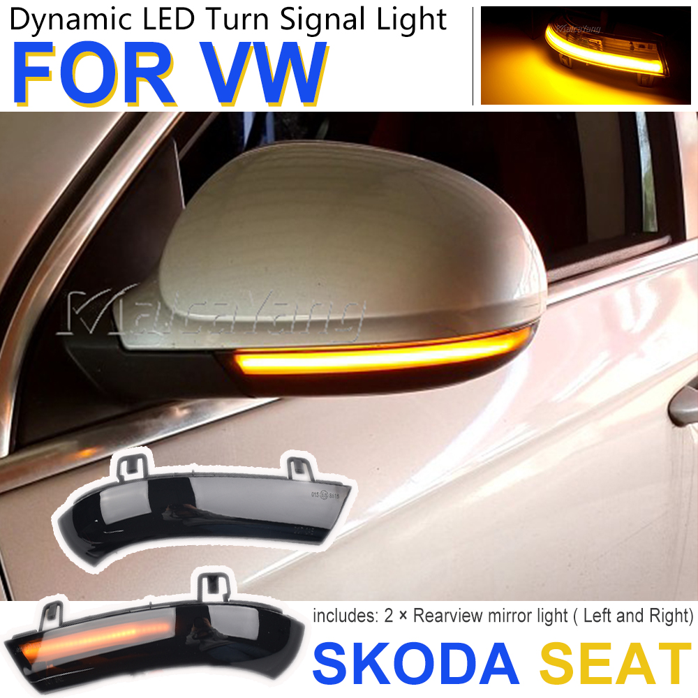 VW Passat, Jetta MK5, GTI V, Sharan LED Dynamic Flowing Water Turn Signal Light
