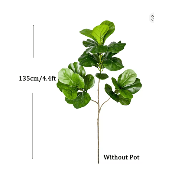 EverVerde Large Artificial Ficus Tree