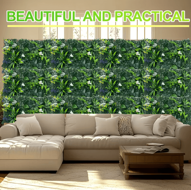 Artificial Green Plant Wall Panels – Lush artificial plant wall panels for Garden, Wedding & Outdoor Decor