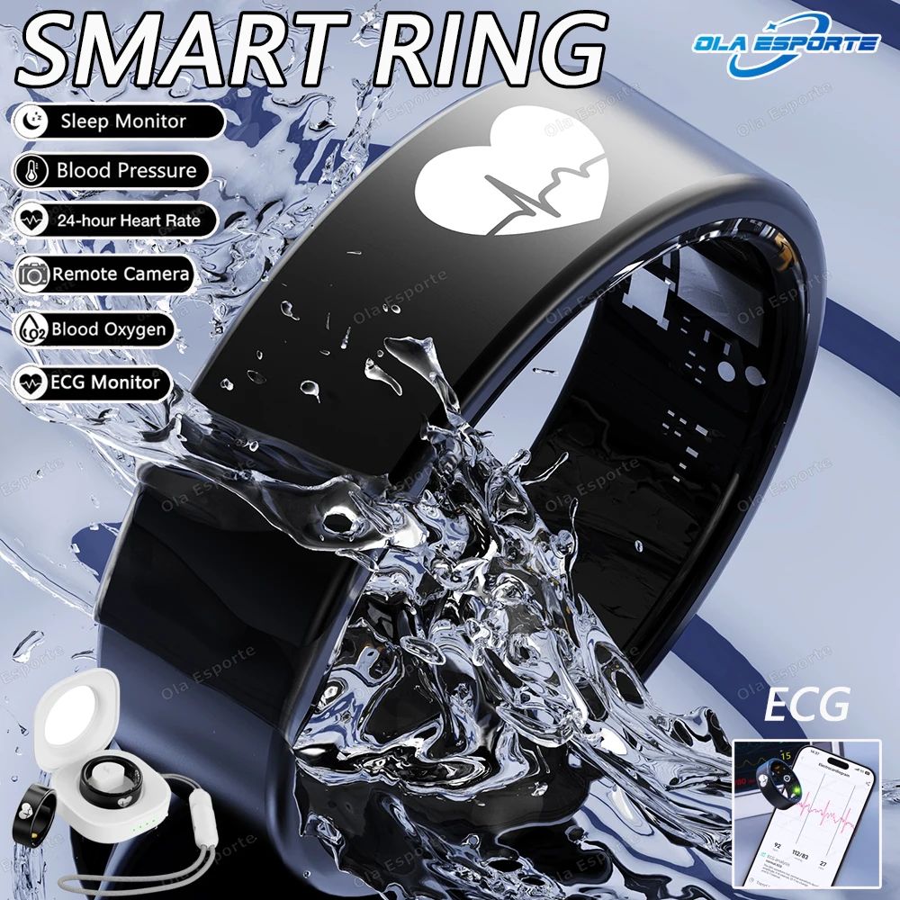R30 Smart Health Ring ECG Heart Rate Blood Pressure Sleep Tracker
