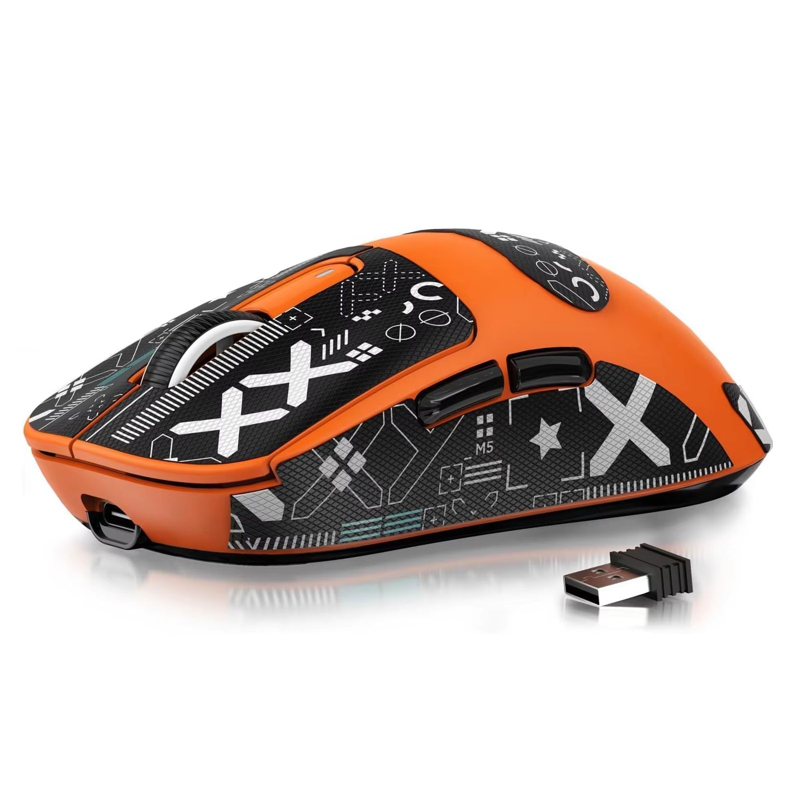 ATTACK SHARK X3 Tri-Mode Wireless Gaming Mouse, 26K DPI PAW3395, 1.73oz Lightweight, 200h Battery