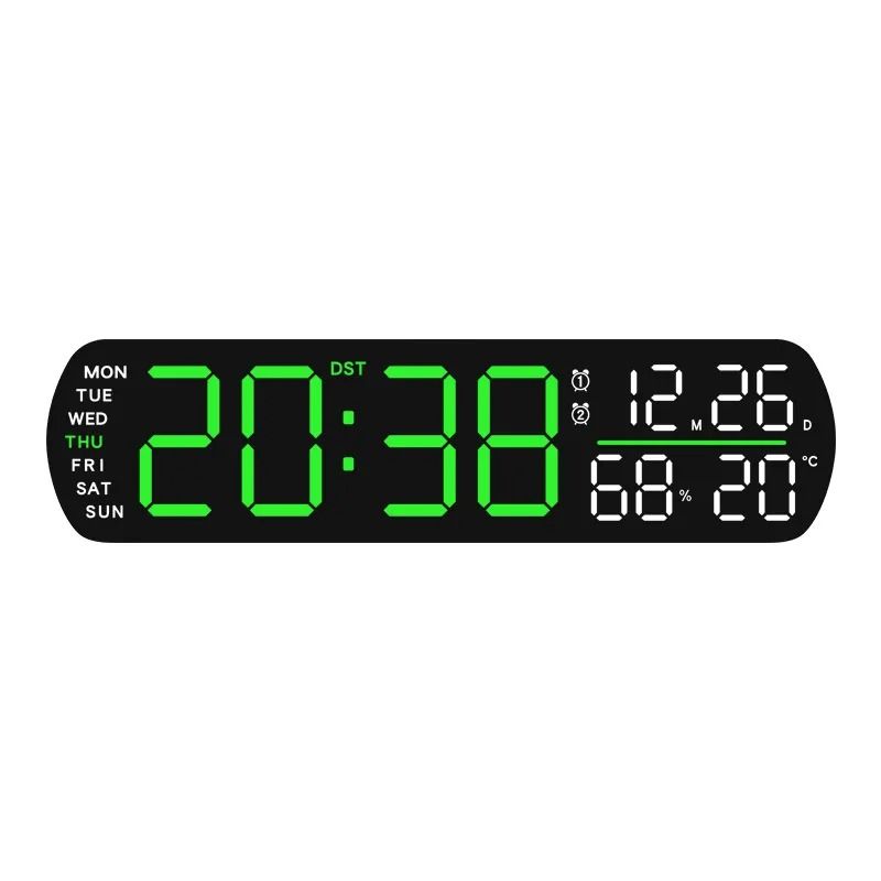 Wide-View Pro Digital Smart Clock The Ultimate All-in-One Desk Station