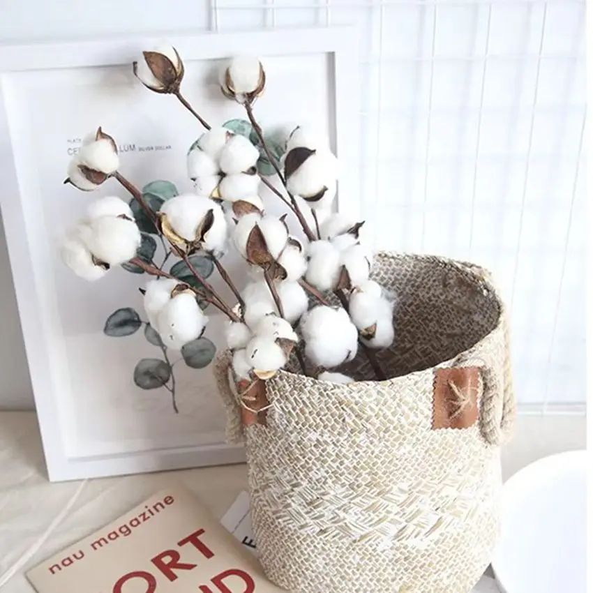 Artificial Cotton Floral Spray Garland for Decor