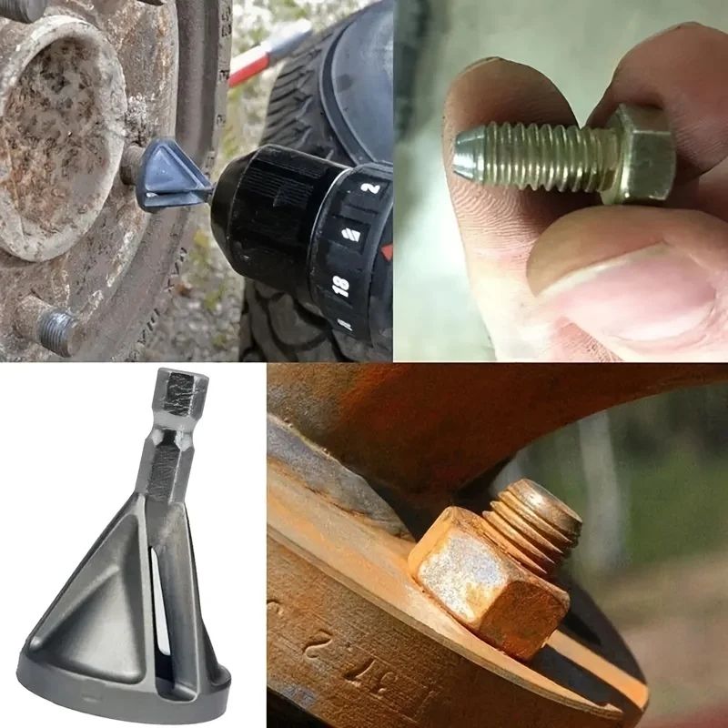 Metal Deburring Chamfering Tool – Drill Bit External Chamfer Cutter for Bolt & Pipe Edge Trimming