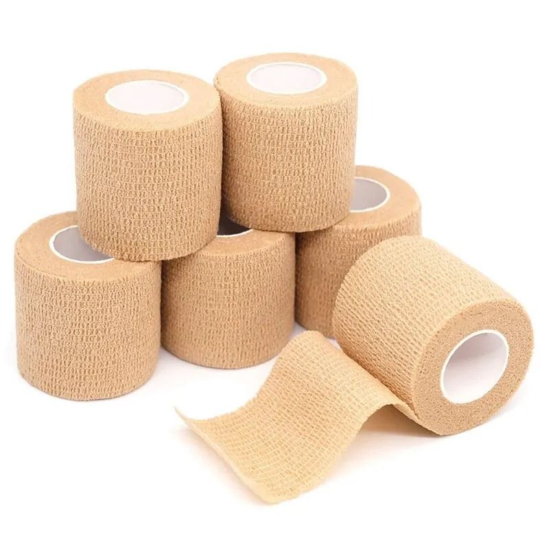 Self Adhesive Elastic Bandage Tattoo Grip Tape 3 Pack Cohesive Wrap