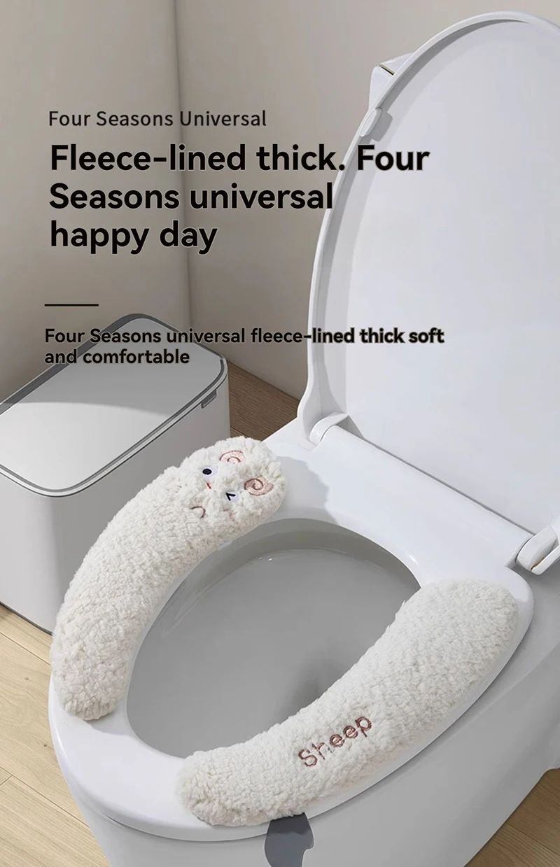 Universal Winter Warm Toilet Seat Cushion Cover