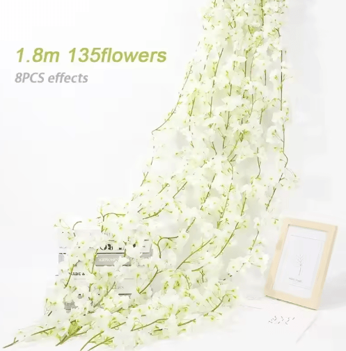 180cm Artificial Sakura Cherry Blossom Garland Wedding Arch & Floral Backdrop Decor