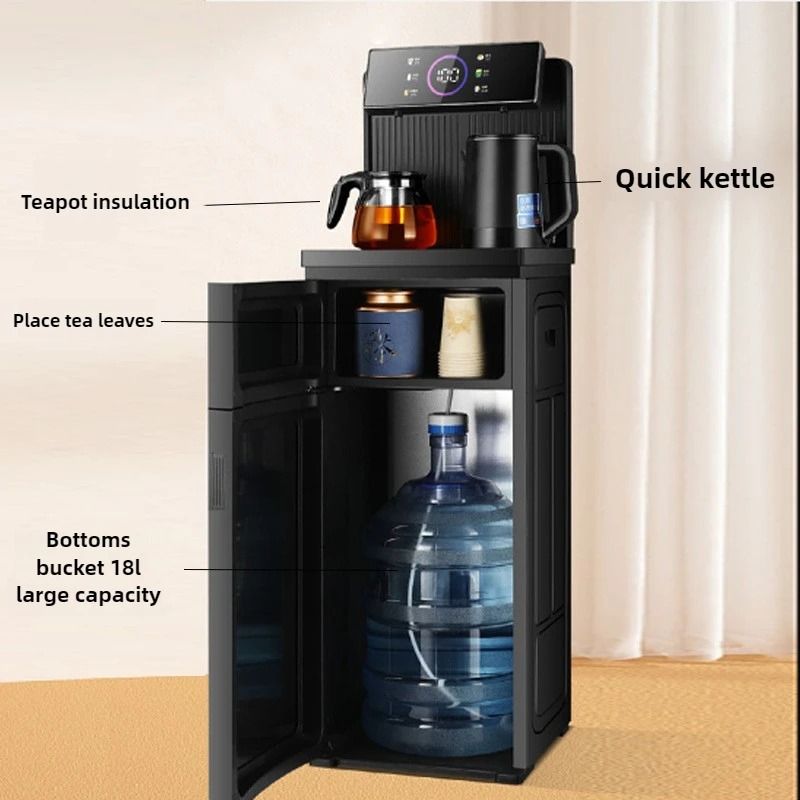 High-end Intelligent Vertical Hot and Cold Tea Bar Machine Commercial and Household Water Dispenser with Touch Controls