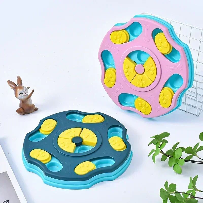 Dog and Cat IQ Training Food Dispenser - Non-Slip Enrichment Toy