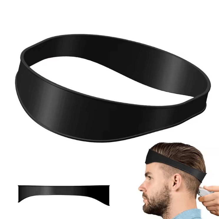 EdgeMaster Silicone Neckline Shaving Template & Hair Cutting Guide