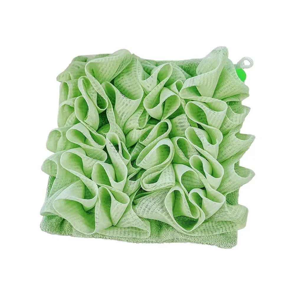 2-In-1 Integrated Soap Pouch and Mesh Bath Interface