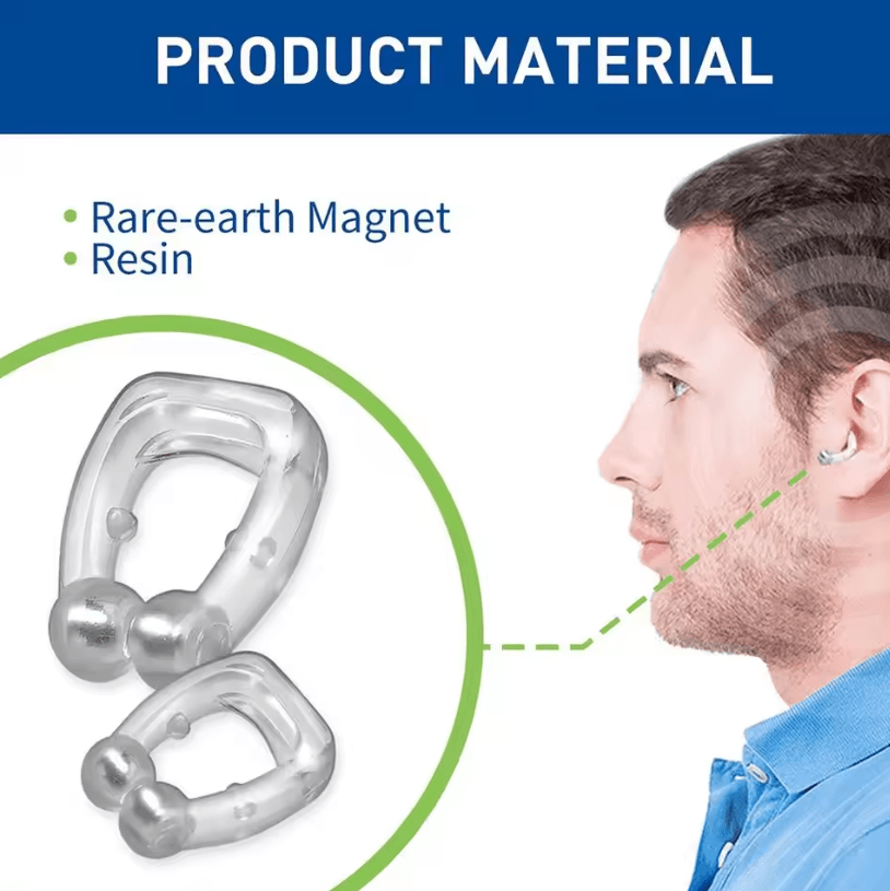 2PCS Tinnitus Relief Clip – Portable Magnetic Earache Pressure Tool for Hearing Comfort