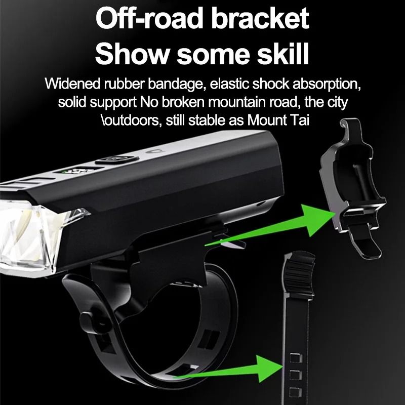 High Brightness Digital Display Bicycle Light