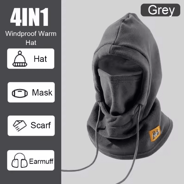 ArcticShield Polar Fleece Balaclava Hood – Windproof Winter Face Mask with Neck Cover