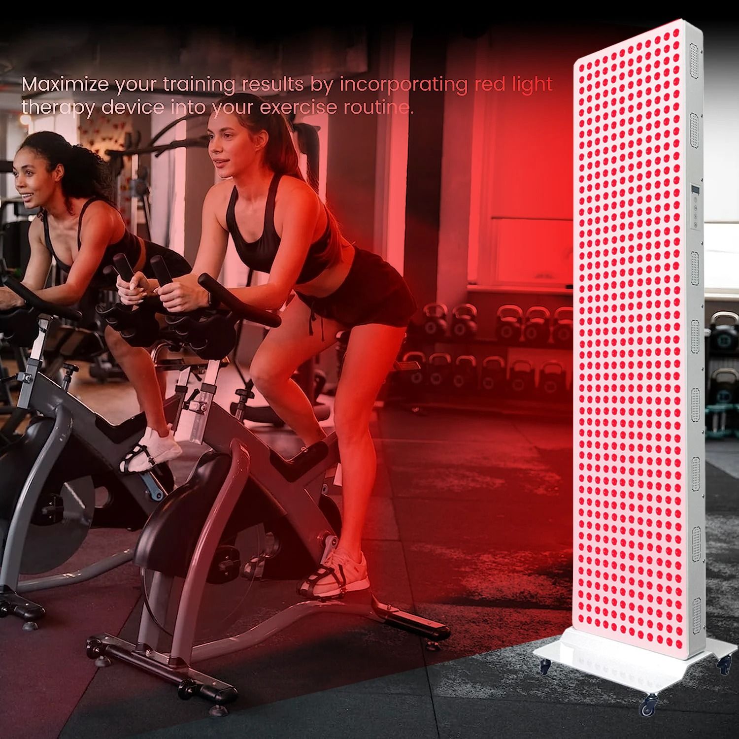 3000W Full Body Red Light Therapy Panel with Dual Chip Low EMF LEDs