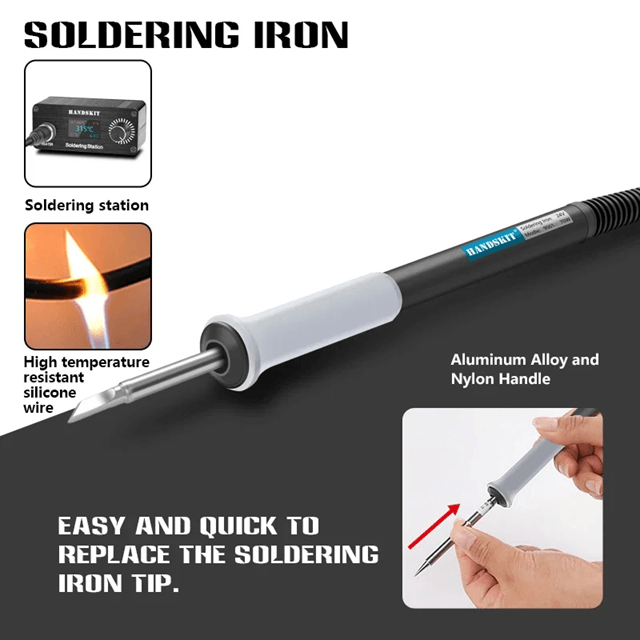 ProTech T12 Digital Soldering Station with LCD Temperature Control