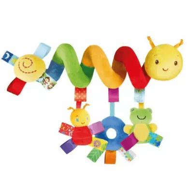 SnuggleSpin Baby Spiral Activity Toy – Musical Hanging Crib & Stroller Companion