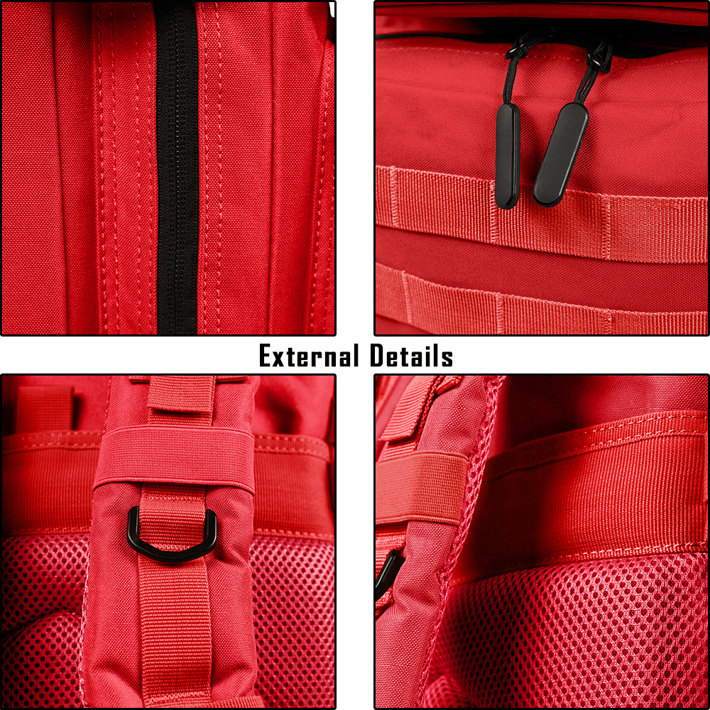 Meal Prep Management Backpack, Gym Tactical Waterproof Insulated Lunch Cooler Bag, Hiking Camping Travel Rucksack