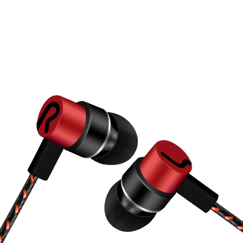 3.5mm In-Ear Wired Headphones – Deep Bass Stereo Earbuds with Noise Isolation