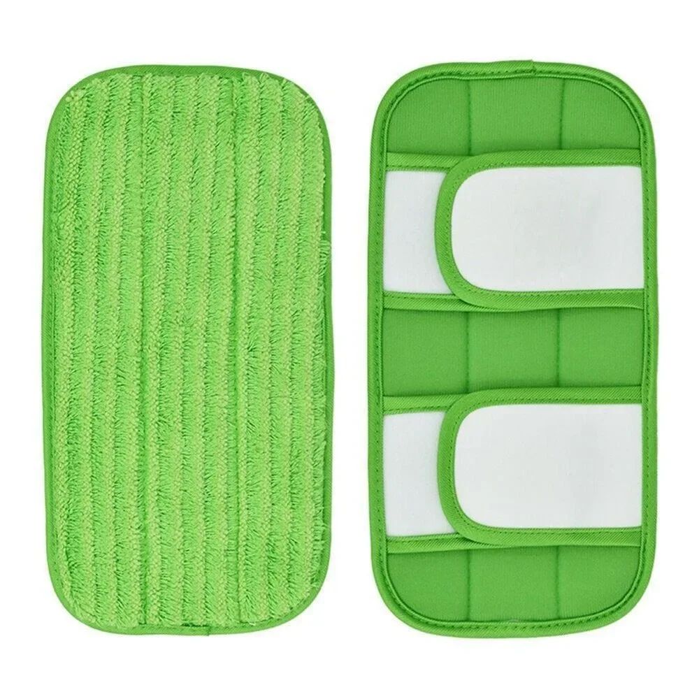 Premium Washable Microfiber Mop Pad - 12inch Reusable Floor Cleaning Cloth