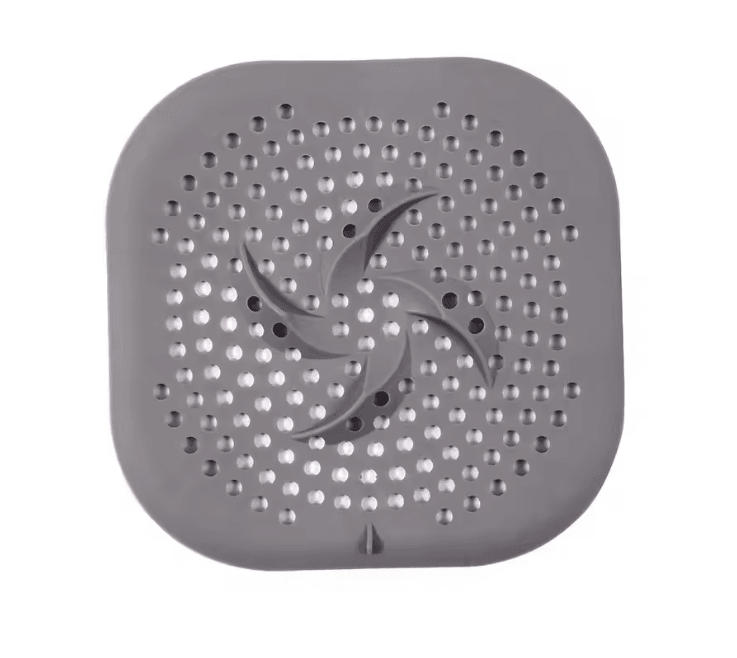 Silicone Shower Drain Hair Catcher with Suction Cup