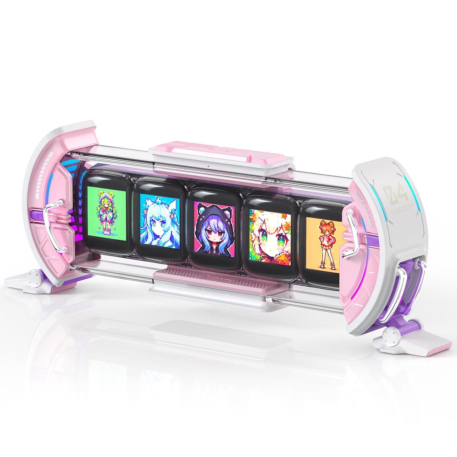 Divoom Times Gate Smart Pixel Clock – App-Controlled Digital Display with Weather, Stocks & Gaming Widgets