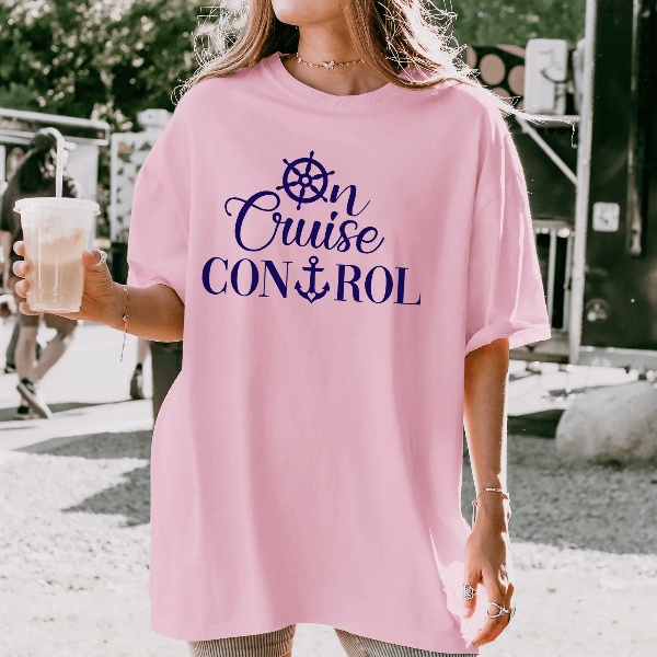 On Cruise Control Shirt Funny Cruise Vacation Tee Cruise Crew Shirt