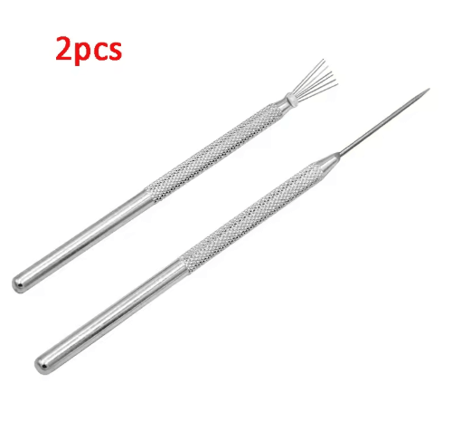 FeatherLine Clay Texture Tool – Precision 7 Pin Clay Tool for Sculpting & Detailing