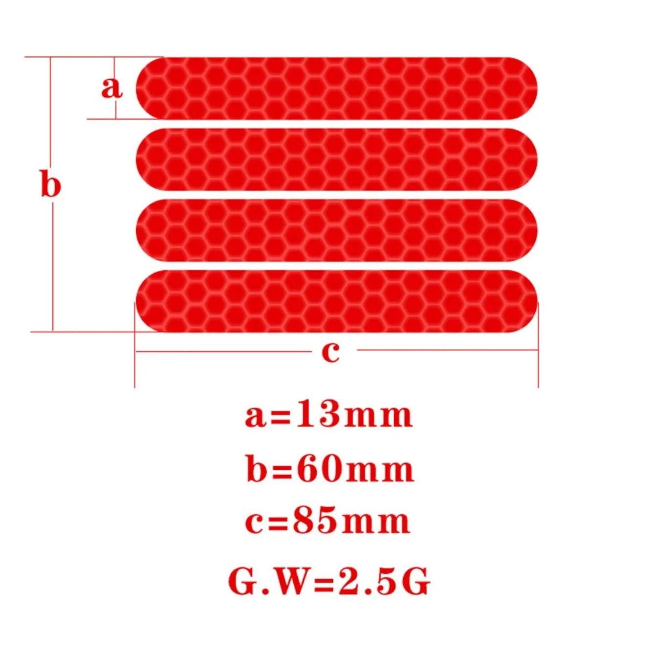 Reflective Safety Stickers for Electric Scooters