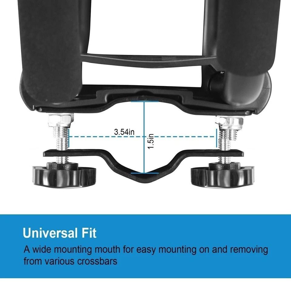 Heavy Duty Kayak Carrier, Load Capacity, Universal Boat Car Roof Mount J-Bar Rack, Kayak, Canoe, Paddle Board