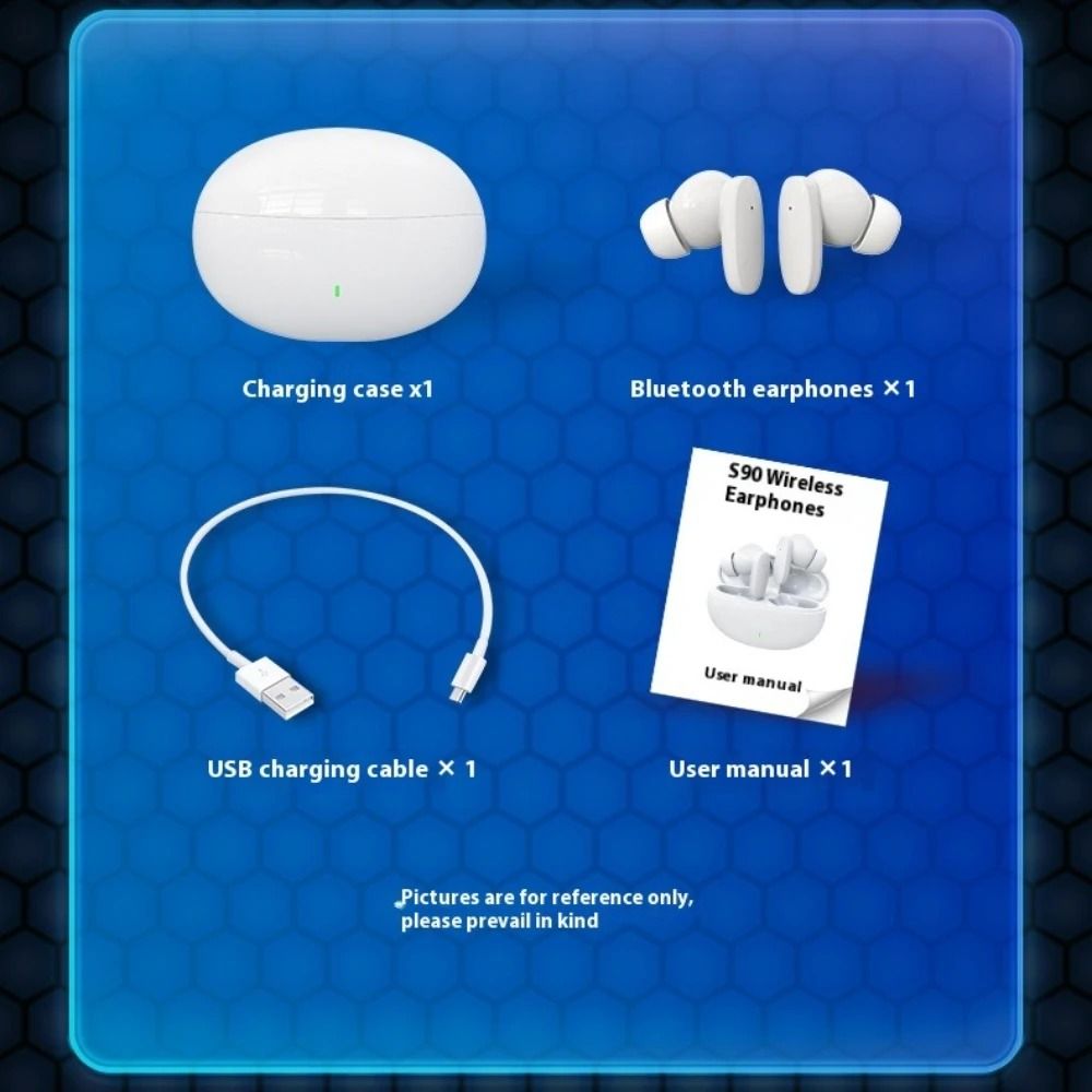 TWS Wireless Bluetooth Earphones with Touch Control and Long Playtime