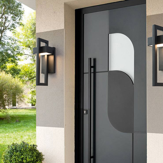 Retro Vintage Black Wall Lighting for Garden Porch, Sconce Street Luminaire