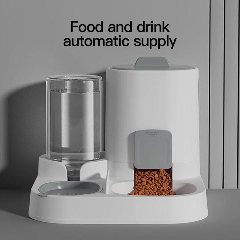 Automatic Gravity Fed Cat Water Dispenser Spill-Proof, Large Capacity, One-Piece Design