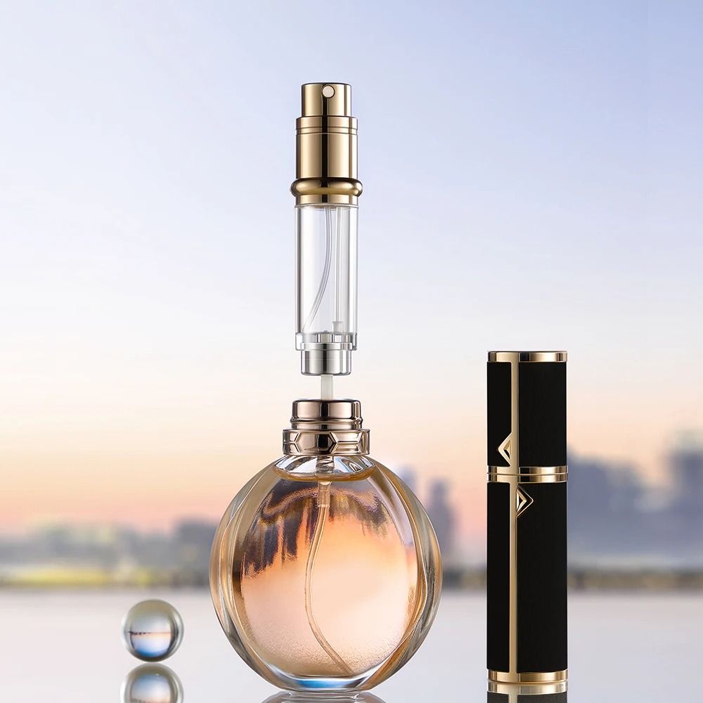 5ml PU Leather Mini Perfume Atomizer Spray Bottle