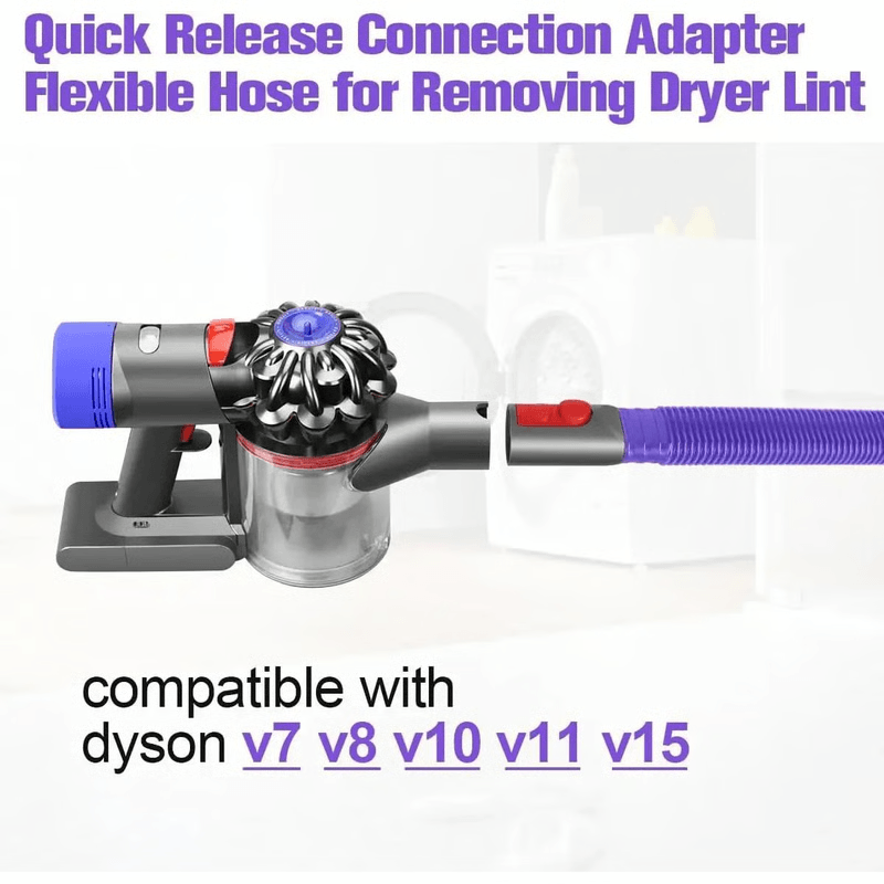 Dryer Vent Cleaner Kit - Lint Removal Tool, Fire Hazard Prevention & Efficiency Boost