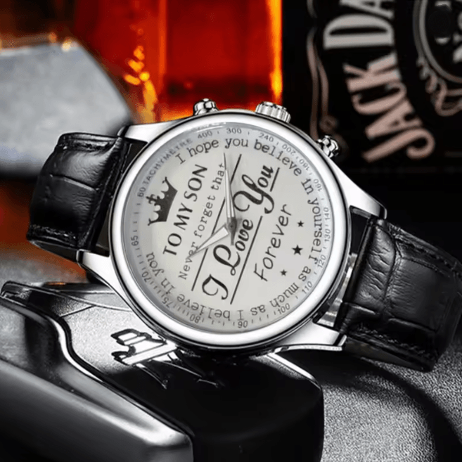 Classic Business Quartz Watch Crown Dial Mesh Strap