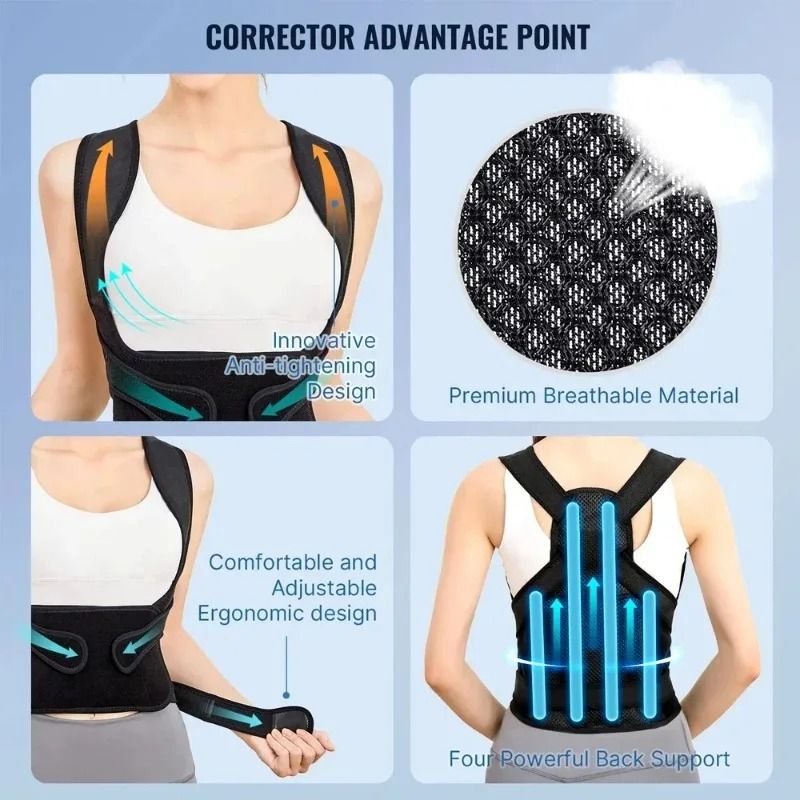 Medical Grade Full Back Spine Realignment Brace