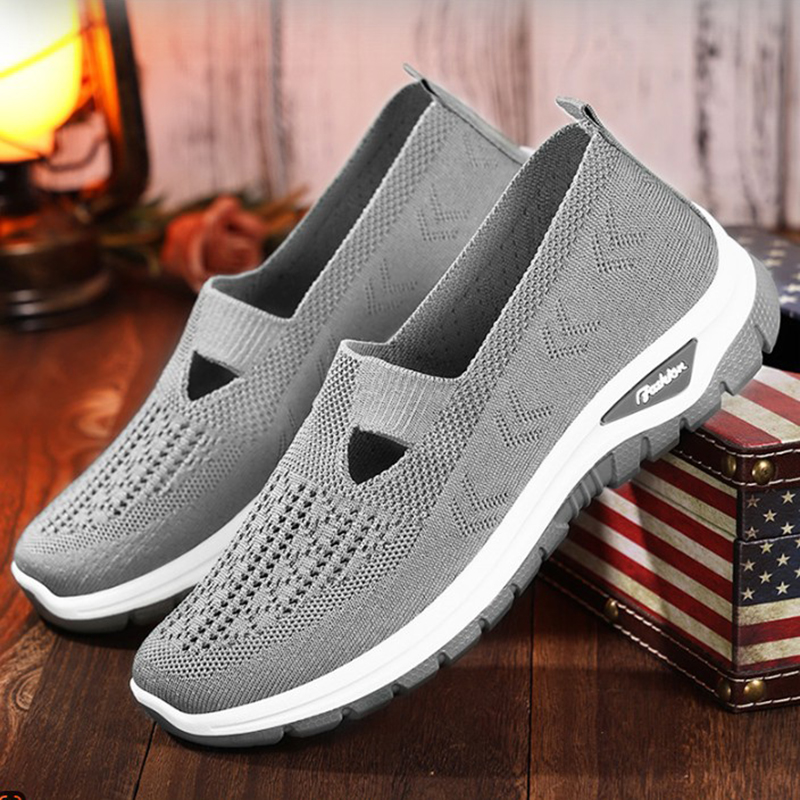 New Mesh Women Vulcanized Shoes, High Quality Women Sneakers, Slip On Flats Shoes, Women Loafers