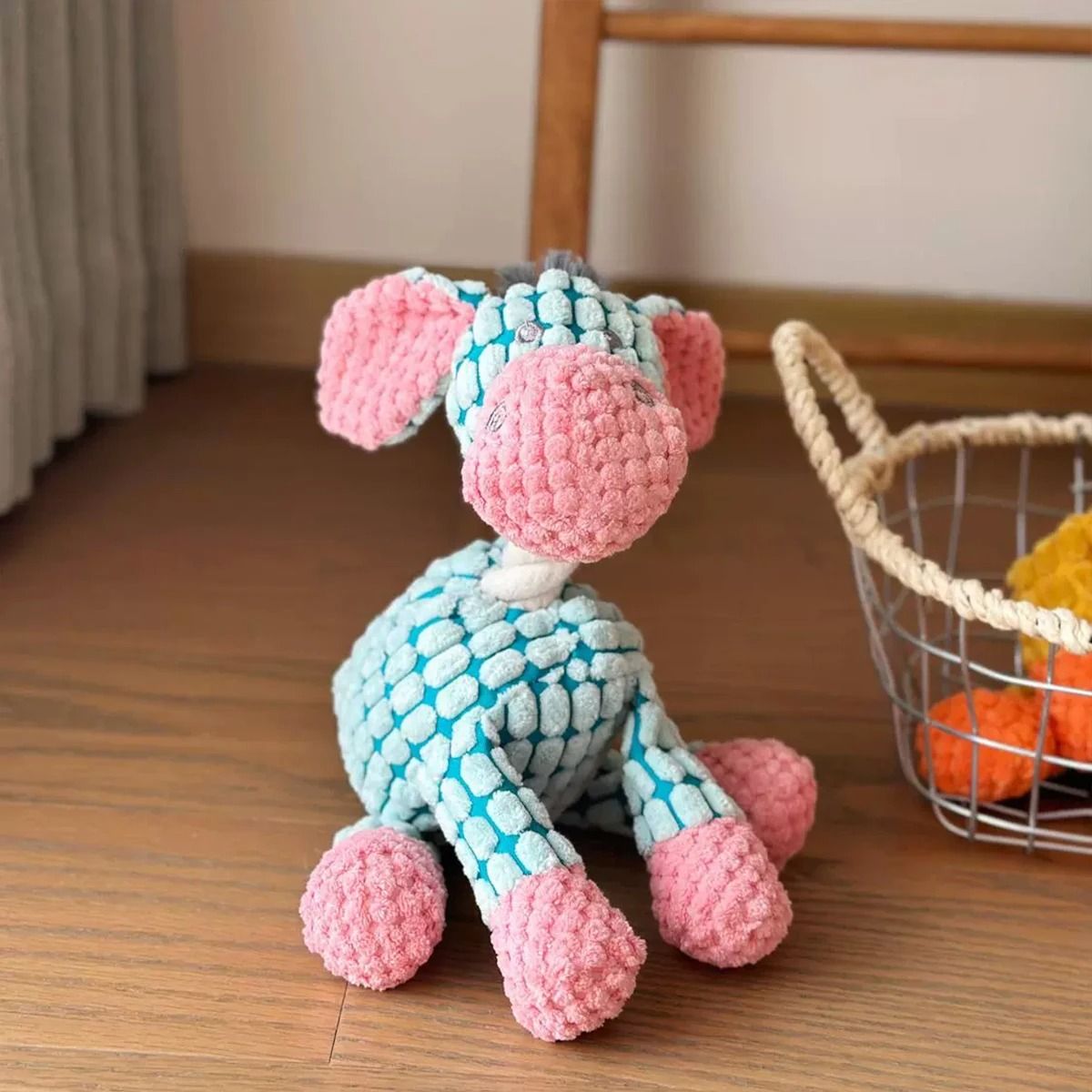 Interactive Plush Squeaky Toy