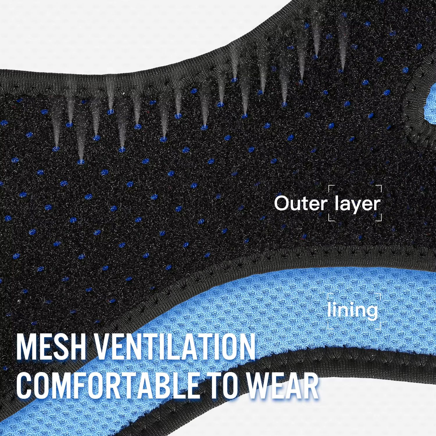 Adjustable IT Band Compression Wrap for Knee Thigh & Hip Support