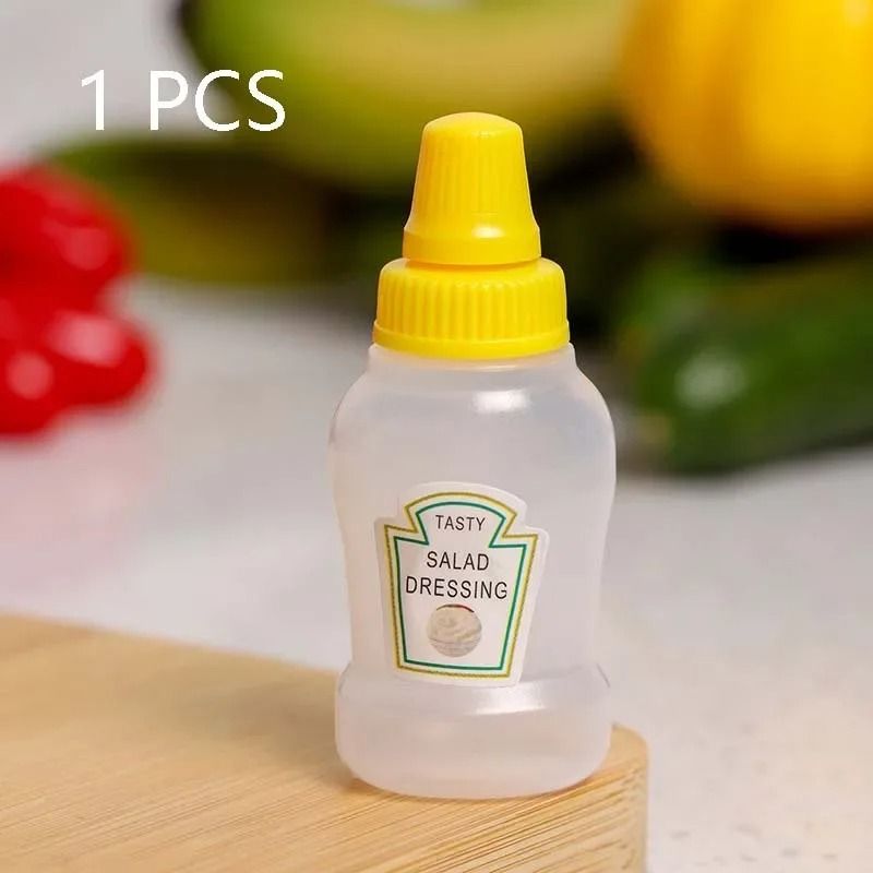 Mini Sauce Bottle Refillable Lunch Box Condiment Container
