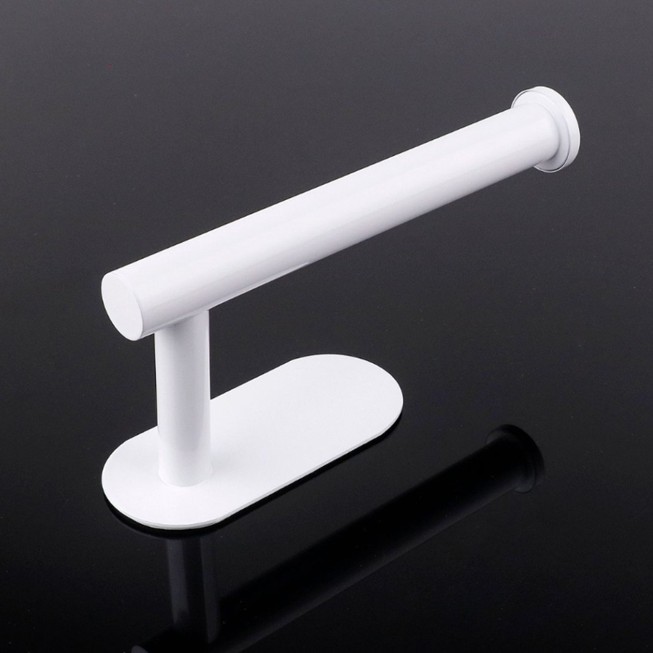 Adhesive Toilet Paper Holder Stainless Steel Wall Mounted Tissue Rack