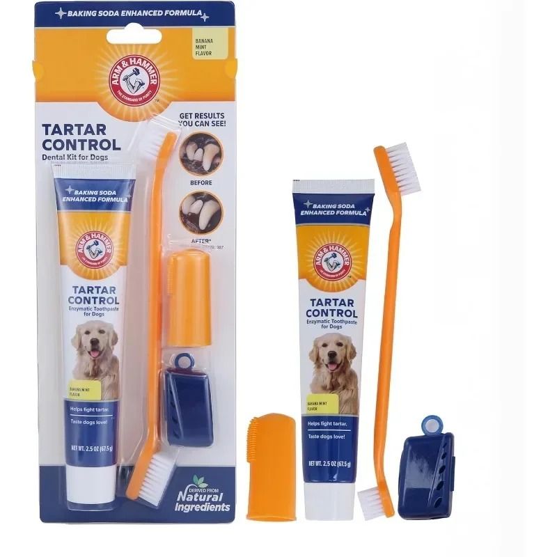 Pet Dental Cleaning Tools Kit for Dog and Cat Oral Care
