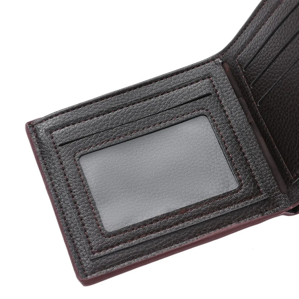 Retro Short Mens Wallet with Coin Pocket and Credit Card Holder